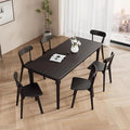 Solid Wood Dining Chairs Set of 6, Wooden Dining Room Chairs by MORDEER