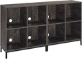 Crosley Furniture Jacobsen 2-Piece Vinyl Record Storage Cube Bookcase Set and by CrosleyFurniture