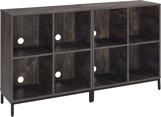 Crosley Furniture Jacobsen 2-Piece Vinyl Record Storage Cube Bookcase Set and by CrosleyFurniture