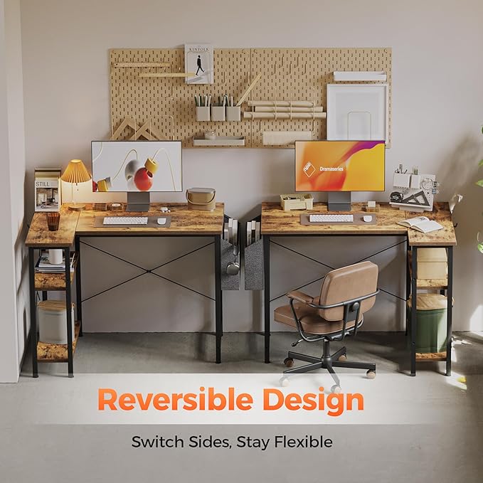 Small L Shaped Computer Desk - Image 7