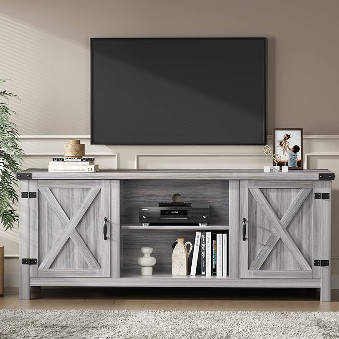 YESHOMY Modern Farmhouse TV Stand - Image 3