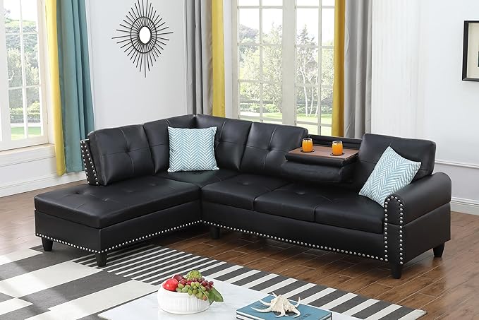 Ball & Cast 98" L Shaped Sectional Couch by BallCast