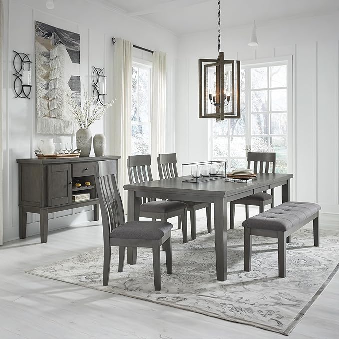 Signature Design by Ashley Hallanden Rustic Tufted Upholstered Dining Room Bench - Image 8