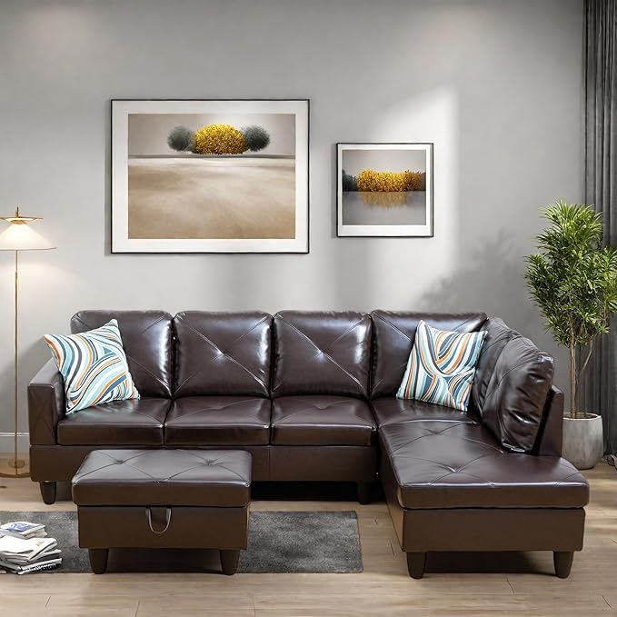 L Shaped Sectional Couches, Modern Modular Sectional Sofa - Image 3