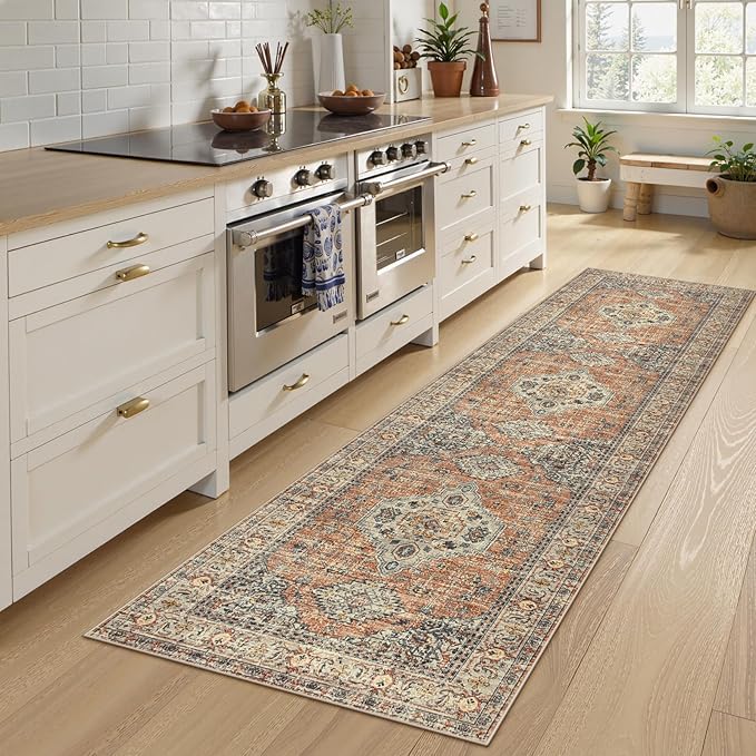 Lahome Oriental Washable Kitchen Runner Rug Non Slip, 2x8 Runners by Lahome