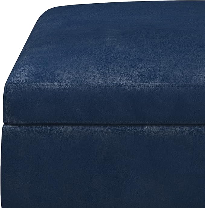 SIMPLIHOME Owen 36 inch Wide Mid Century Modern Square Coffee Table Storage - Image 9
