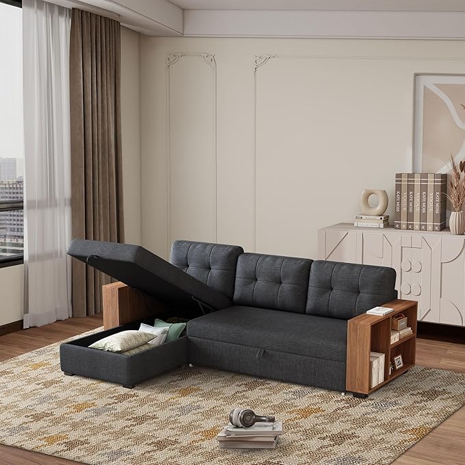 Ball & Cast 84" Sectional Sleeper Sofa by BallCast