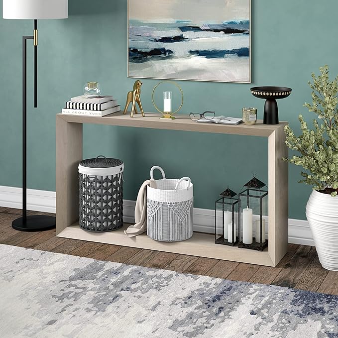 Henn&Hart 55'' Wooden Rectangular Console Table Entryway Table, Sofa Table - Image 8