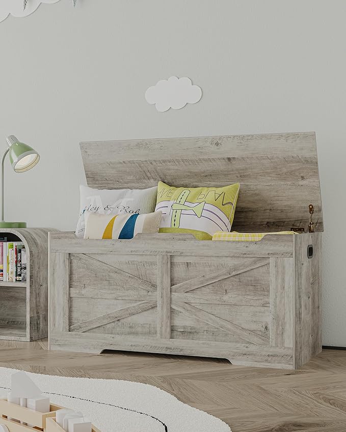 39.4" Storage Chest, Extra Large Storage Trunk - Image 8