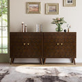 COSIEST Set of 2 32" Storage Sideboards by COSIEST