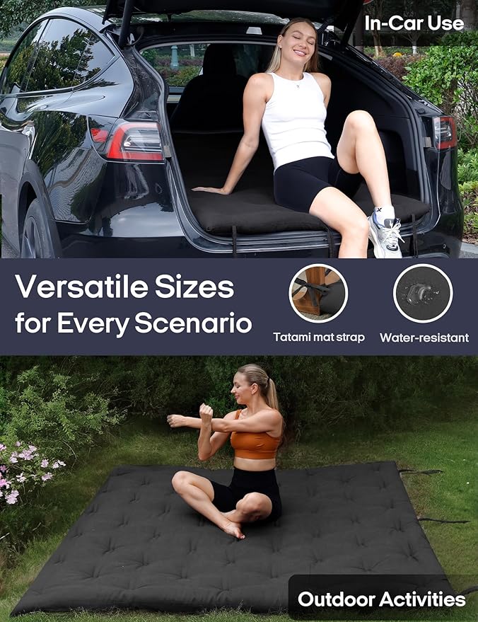 Syrinx Japanese Floor Futon Mattress, Foldable Tatami Sleeping Pad - Image 6