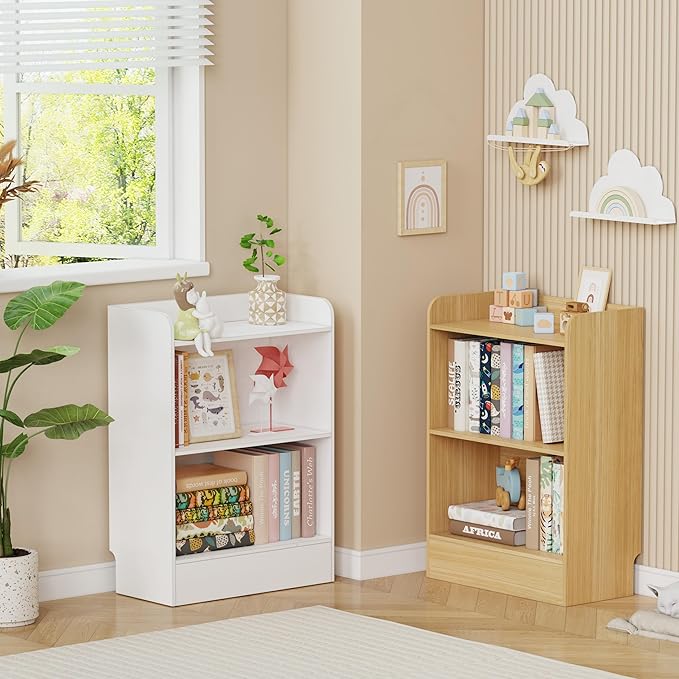 Lkeiyay Montessori Shelf, 3-Shelf Toy Storage Organizer, Wooden Storage Cabinet - Image 6