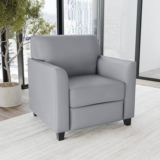 Flash Furniture HERCULES Diplomat Series Gray LeatherSoft Chair - Image 2