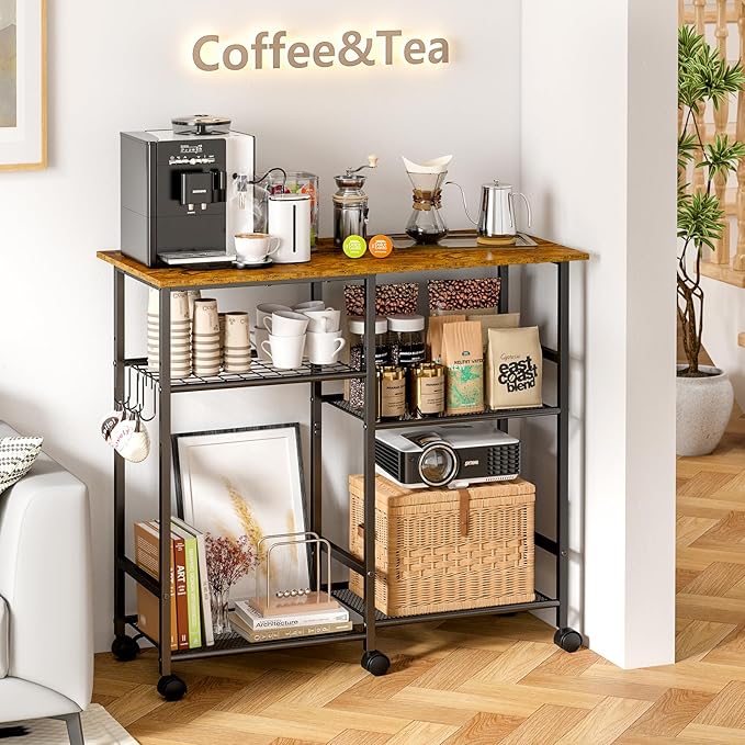 Kitchen Microwave Cart, Microwave Stand - Image 6