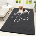 OLANLY Door Mat for Muddy Dog Paws 59x35, Ultra Absorbent Chenille Mud Doormat by OLANLY