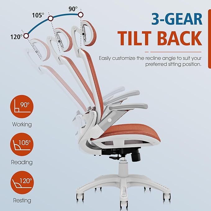 GABRYLLY Ergonomic Office Chair, High Back Home Desk Chair - Image 8