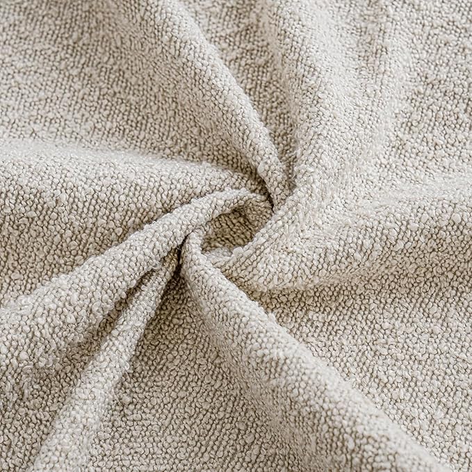 Foindtower Pack of 2, Decorative Textured Boucle Throw Pillow Covers Accent - Image 2