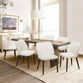 COLAMY Upholstered Dining Chairs Set of 6, Modern Fabric Dining Room Kitchen by COLAMYINC