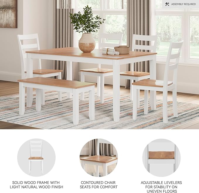 Signature Design by Ashley Gesthaven Solid Wood Frame Dining Chair - Image 4