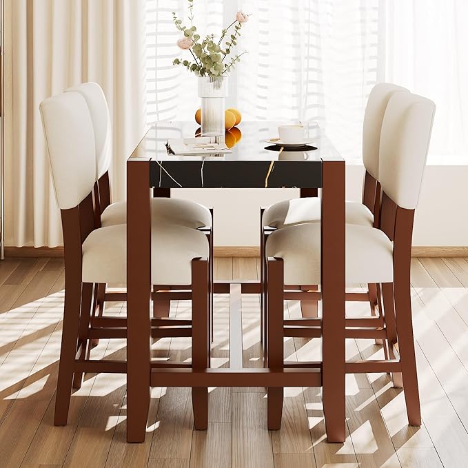Ball & Cast 5-Piece Dining Table Set - Image 2