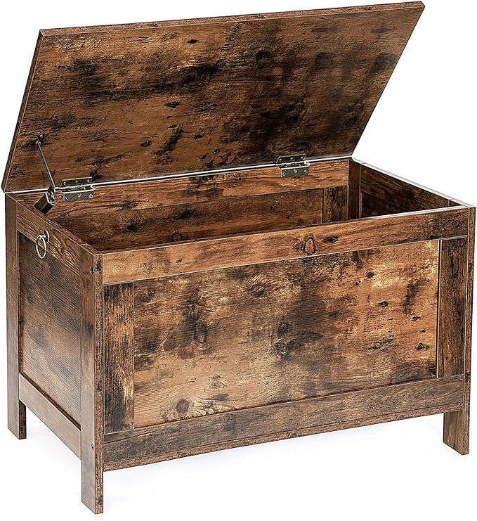 HOOBRO Toy Box, Retro Wooden Look Storage Chest by HOOBRO