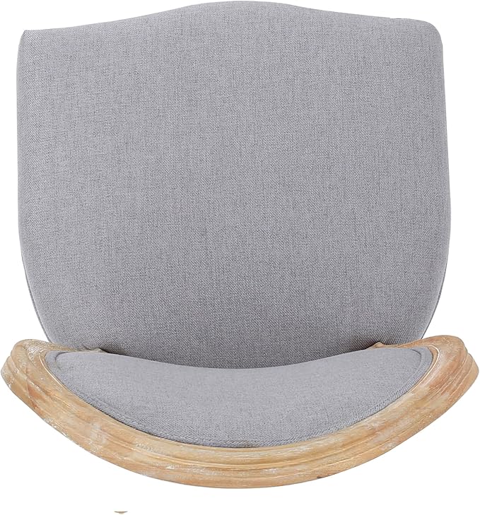 Christopher Knight Home Phinnaeus Fabric Dining Chairs, 2-Pcs Set, Light Grey - Image 9