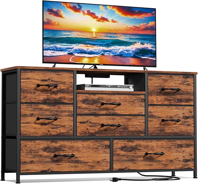 Furnulem Bedroom Dresser TV Stand by Furnulem