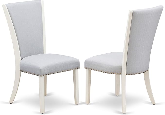 East West Furniture X077VE005-9 9 Piece Modern Dining Table Set Includes a - Image 4