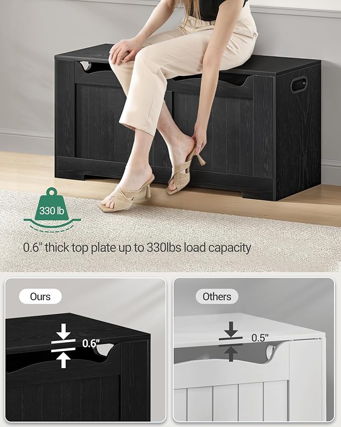 39.4" Storage Chest, Storage Bench Trunk - Image 9