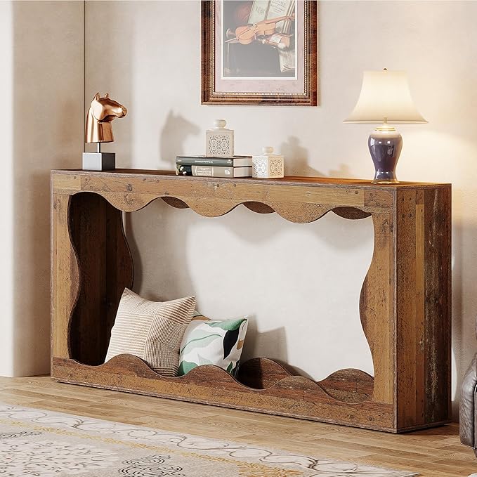 Tribesigns 63 Inches Farmhouse Console Table - Image 5