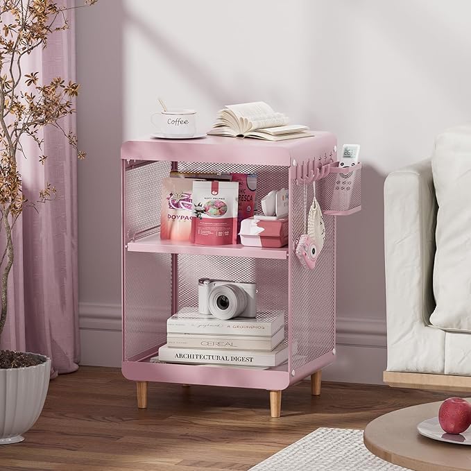 Kids Nightstand, Kids Bedside Table, Teen Girls Night Stand, Toddler Night Stand - Image 9