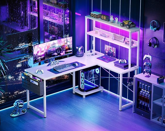 AODK L Shaped Desk Gaming Desk - Image 2