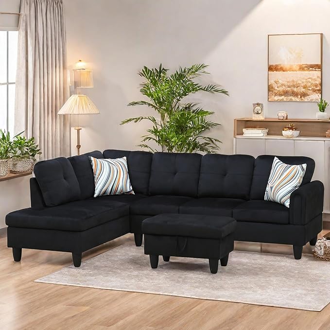 L Shaped Sectional Couches for Living Room, Modern Modular Sectional Sofa - Image 3