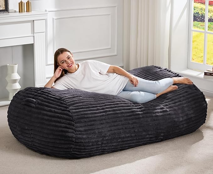 Hobestluk 5FT Bean Bag Chairs Adult Bean Bag by YourHomeDeservesMore