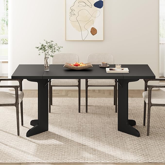 71" Dining Table for 6 to 8 People, Modern Dinner Table - Image 5