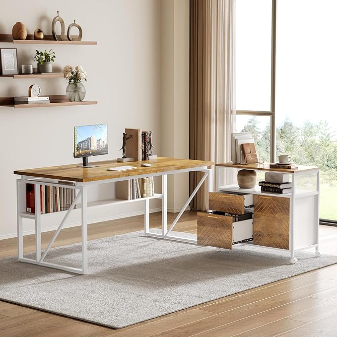 LITTLE TREE 63-Inch Office Desk - Image 4