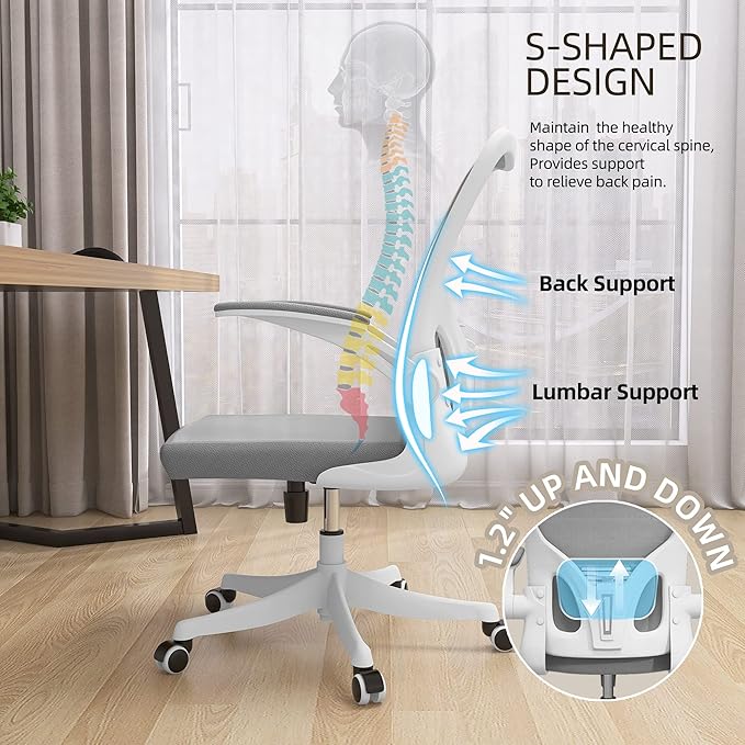 Monhey Office Chair Ergonomic Desk Chair - Image 4