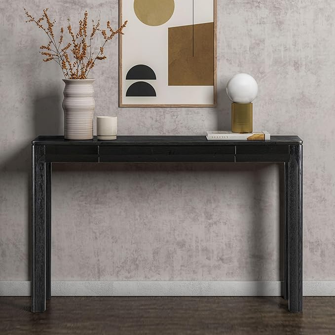 NTC Flow Modern Wooden Rectangle Console Table by NTC