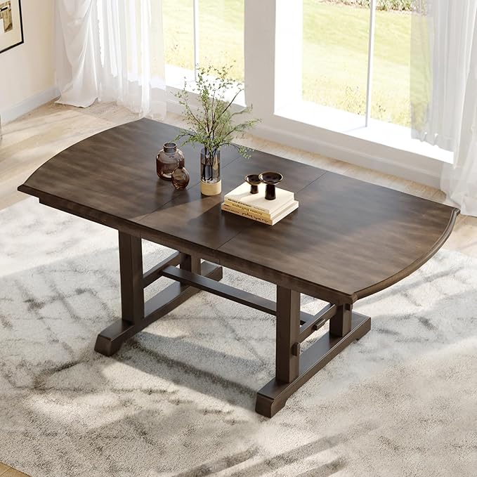 Ball & Cast 60"-78" Extendable Farmhouse Dining-Table by BallCast