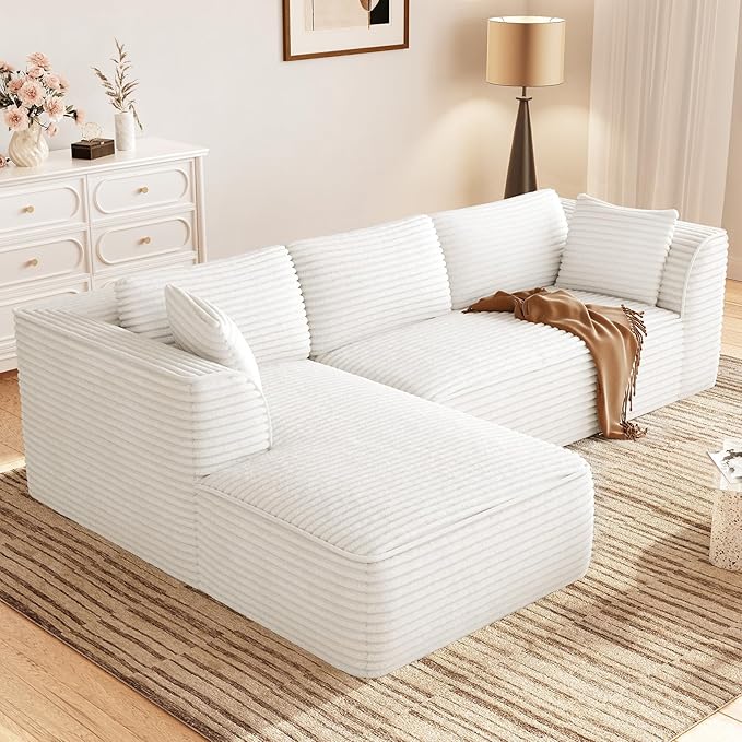 Vesgantti 106" Boneless Couch by Vesgantti