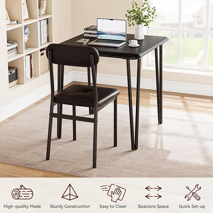 GarveeHome Dining Table Set for 2, Kitchen Table - Image 4
