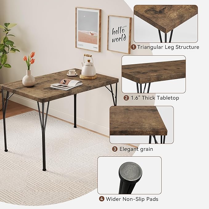 Vipbear Kitchen Dining Table Set - Image 6