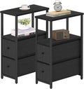 TUTOTAK Small Narrow End Table, Side Table, Nightstand by WelcometotheTUTOTAKHome