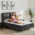 Twin Size Mattress, 10 Inch 5-Zone Pocket Spring Hybrid Mattress by Kislot
