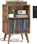 Record Player Stand, 3-Tier Side End Table by Yzosvki