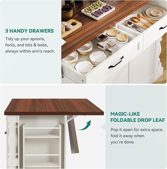 YITAHOME Americana Kitchen Island - Image 8