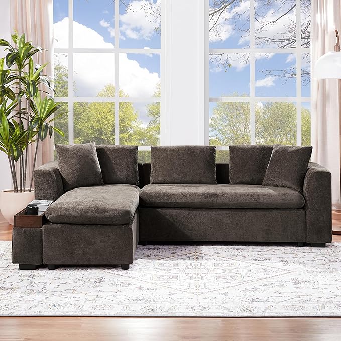 Merax 93.7" L-Shaped Sectional Sofa - Image 3