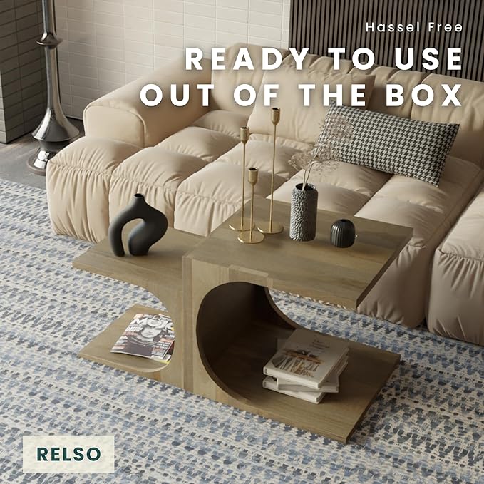 Relso Arch Duo Solid Mango Wood Nesting Tables - Image 7