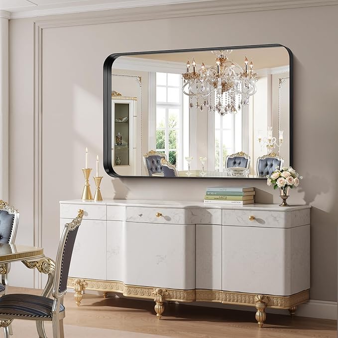 FORBATH 55x36 Inch Large Bathroom Mirror - Image 2