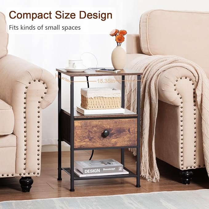 Night Stand Set 2, Nightstand - Image 7